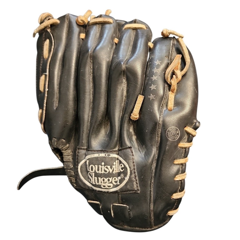 Louisville Slugger L1050 Baseball Glove 10.5 Inch Black Leather Youth LH Throw - Picture 2 of 3